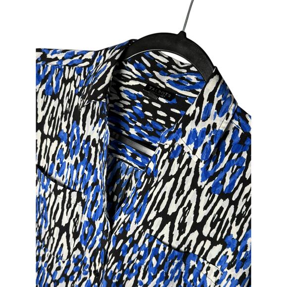 Talbots Womens Nantucket Blouse Medium Long Sleeve Button Down Office Career Top - Picture 3 of 9